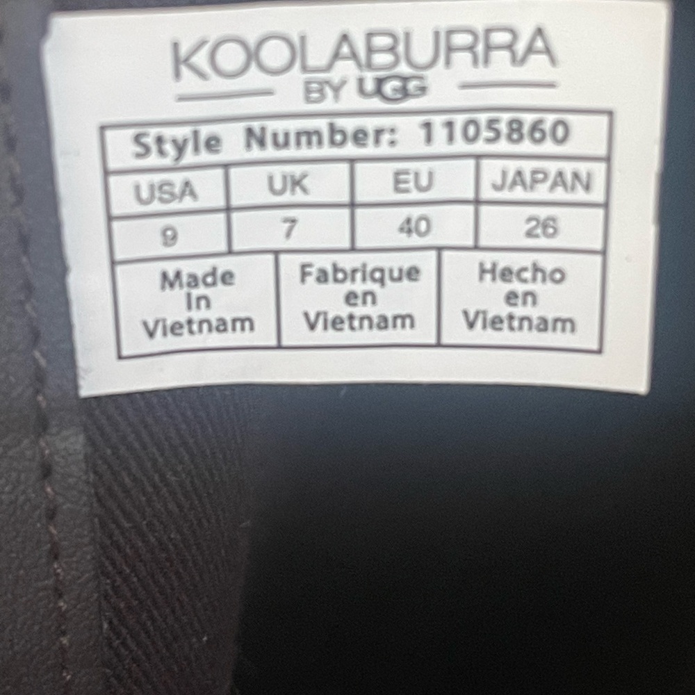 Koolaburro by UGG Madeley knee high suede boots with Ortholite insole. Size9 GUC - Picture 13 of 13